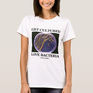 Få kultiverade kärlekbakterier (den Petri T-shirt