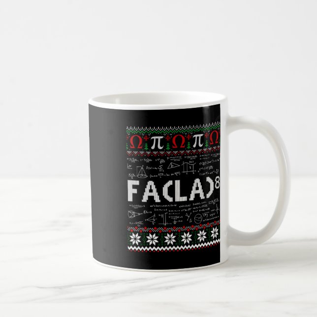 Fa (la)8 Den finländska jultomten Fa La Math Teach Kaffemugg (Höger)