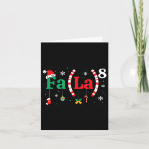 Fa (la)8 Den finländska jultomten Fa La Math Teach Kort