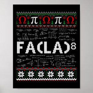 Fa (la)8 Den finländska jultomten Fa La Math Teach Poster