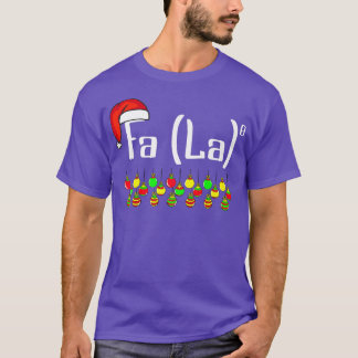 FA (LA)8 Den finstilta jultomten Fa La Math ger mi T Shirt