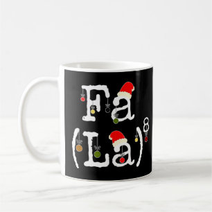 Fa La 8 - Finny jul Math Nerd, Funny Math Te Kaffemugg