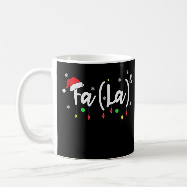 Fa (La)8 Finny jultomten Fa La Math T-Shirt Kaffemugg (Vänster)