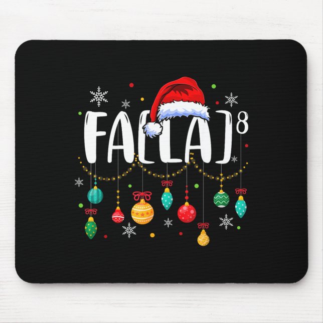Fa (la) 8 Funny Christmas Santa Fa La Math Teacher Musmatta (Framsidan)