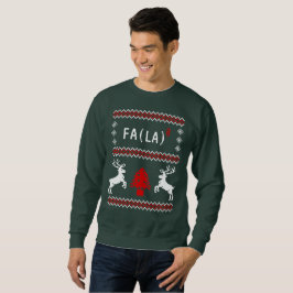 FA(LA)8 Funny Math Ugly Julsötare Lång Ärmad Tröja