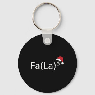 Fa La 8 Rolig Julsång Matematiklärare Santa H Nyckelring
