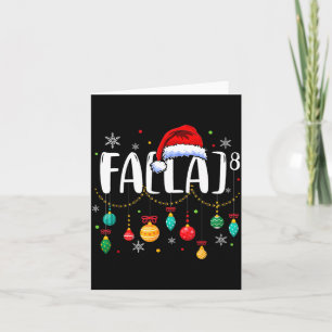 Fa (la) 8 Roligt jul Santa Fa La Matematiklärare Kort