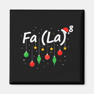 Fa (la) 8 Roligt jul Santa Fa La Matematiklärare Magnet