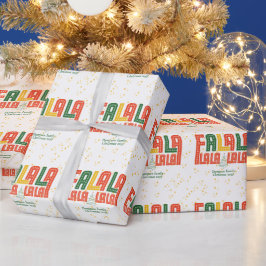 Fa La Choir Sång Colorful Modern jul Presentpapper