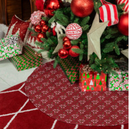 Fa La Festive Holly-jul Julgransmatta Borstad Polyester