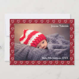 Fa La Festive Holly-jul Julkort