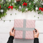 Fa La Festive Holly-jul Presentpapper<br><div class="desc">Festive holly med fa la geomtrical arrangerad</div>