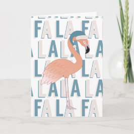 Fa La Flamingo jul © GraphicLoveShop Kort