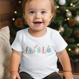 Fa La Funny Julgran Helgdag T Shirt
