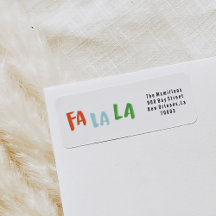 Fa La Helgdag Returetiketters