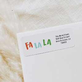Fa La Helgdag Returetiketters Returadress Etikett