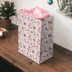 Fa La Home för Helgdagarna Town & Rosa Retro Van