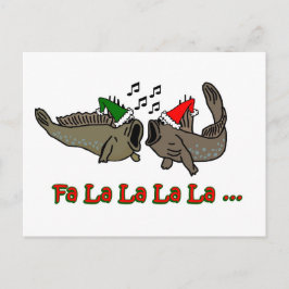 Fa La Jul Mudskipper Fish Helg Vykort