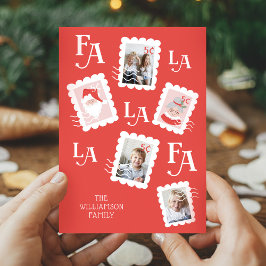 Fa La Jultomten Jul Postage Frimärke Photo Julkort