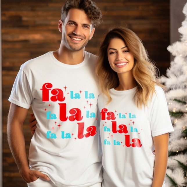Fa La La Christmas T Shirt (Skapare uppladdad)
