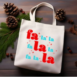 Fa La La Christmas Tygkasse