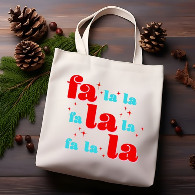Fa La La Christmas Tygkasse (Skapare uppladdad)