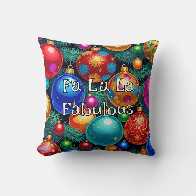 Fa La La Fabulous Maximalist Tacky-Chic Kudde (Framsida)
