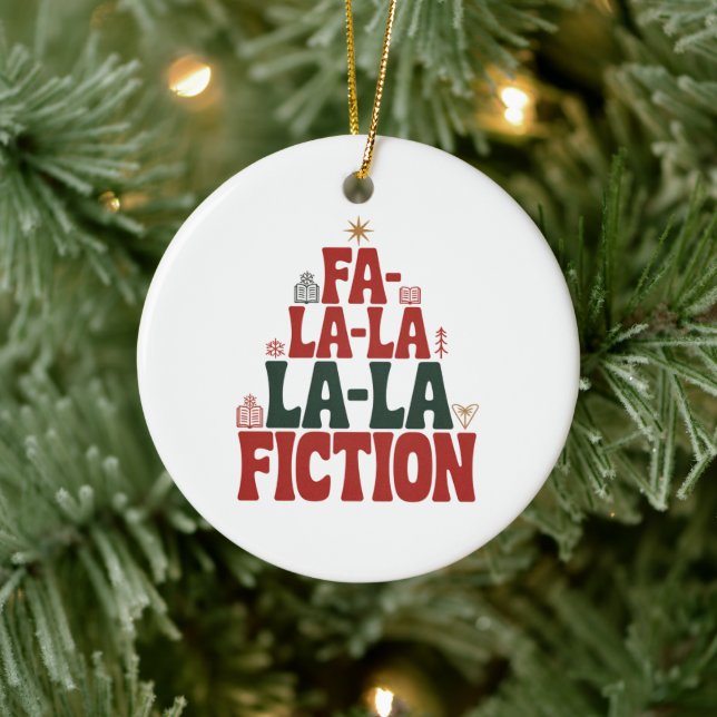 Fa-la-la Fiktion Festiv Träd Saker Julgransprydnad Keramik (Träd)