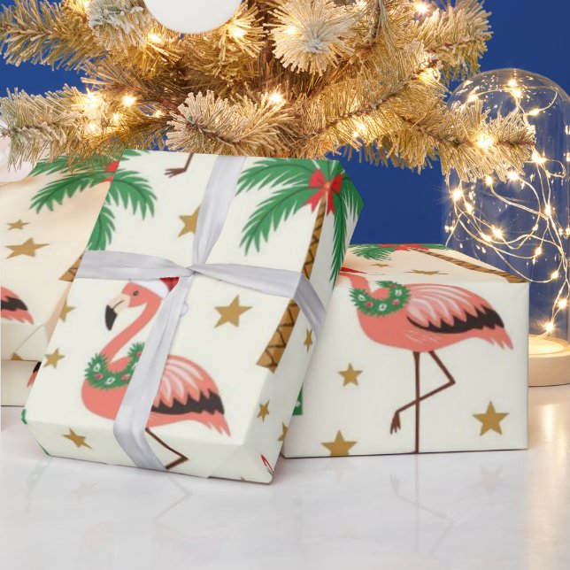 Fa-La-La-Flamingo Presentpapper (Helgdagar)