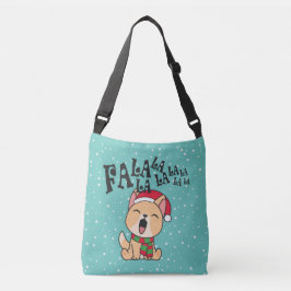 Fa La La jul Hund Singing Crossbody Bag Axelväska