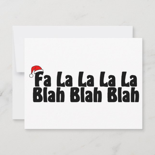Fa La La La Blah Blah Blah (Framsida)