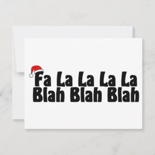 Fa La La La Blah Blah Blah