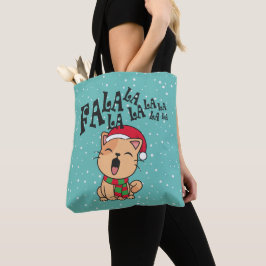 Fa La La La julklapp Singing | Tote Bag Tygkasse