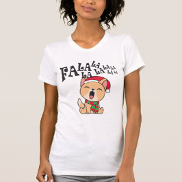 Fa La La La La jul Hund Singing | Shirt T