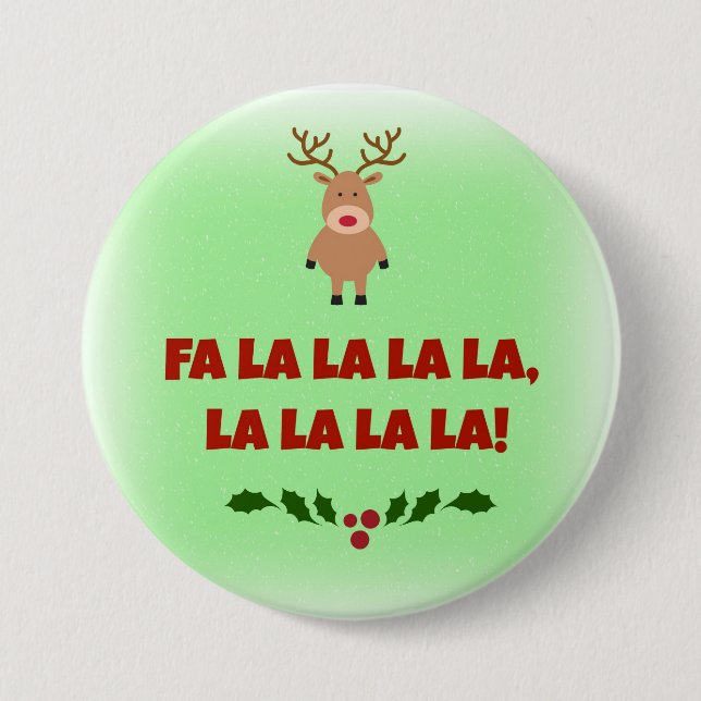 Fa la la la la  Jul  Knapp (Framsida)