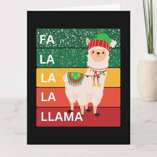 FA LA LA LA LAMA KORT (Framsida)