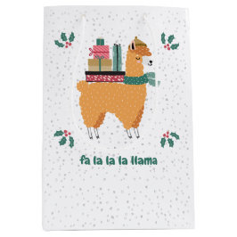 Fa la la la llama helgdag presentsäck