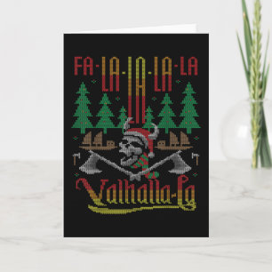 Fa-La-La-La Valhall-La Norsk Viking Ful Kort