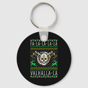 Fa-la-la-la Valhalla-la Viking Gud Ful Jul Nyckelring