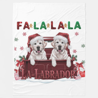 Fa La La Labrador jul Fleecefilt