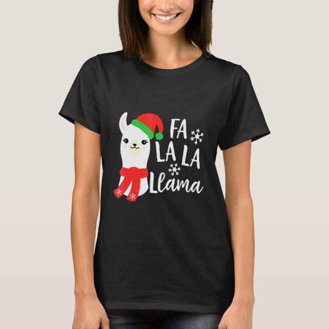 Fa La La Lama T Shirt (Framsida)