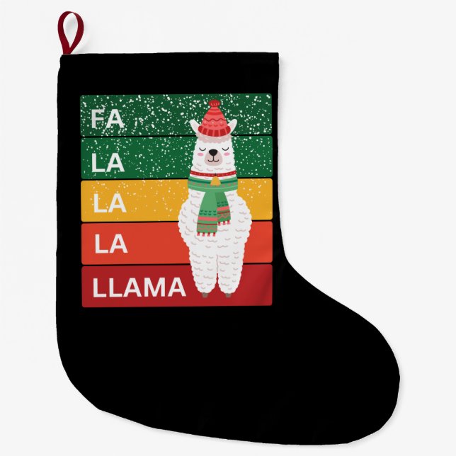 FA LA LA LLAMA STOR JULSTRUMPA (Framsidan)