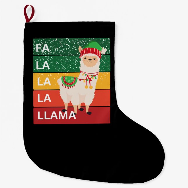FA LA LA LLAMA STOR JULSTRUMPA (Framsidan)