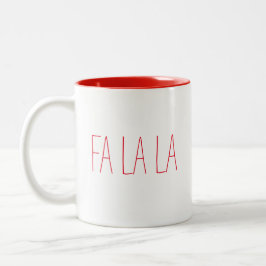 Fa La La Två-Tonad Mugg