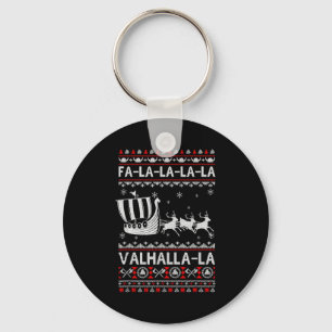 Fa La La Valhall Viking Skepp Jul Xmas Fula Nyckelring