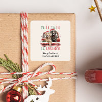 FA LA LABRADOR HUND CHRISTMAS HÅRIG
