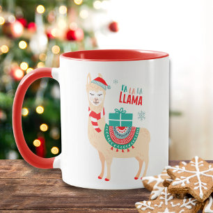 Fa La Llama Jul Mugg