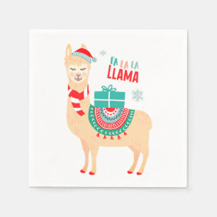Fa La Llama Jul Pappersservett