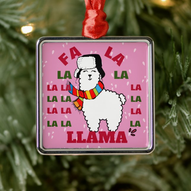 Fa La Llama Ornament - Baby Det är Kallet utanför (Träd)