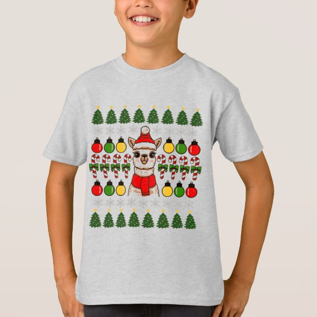 Fa La Llama T Shirt (Framsida)